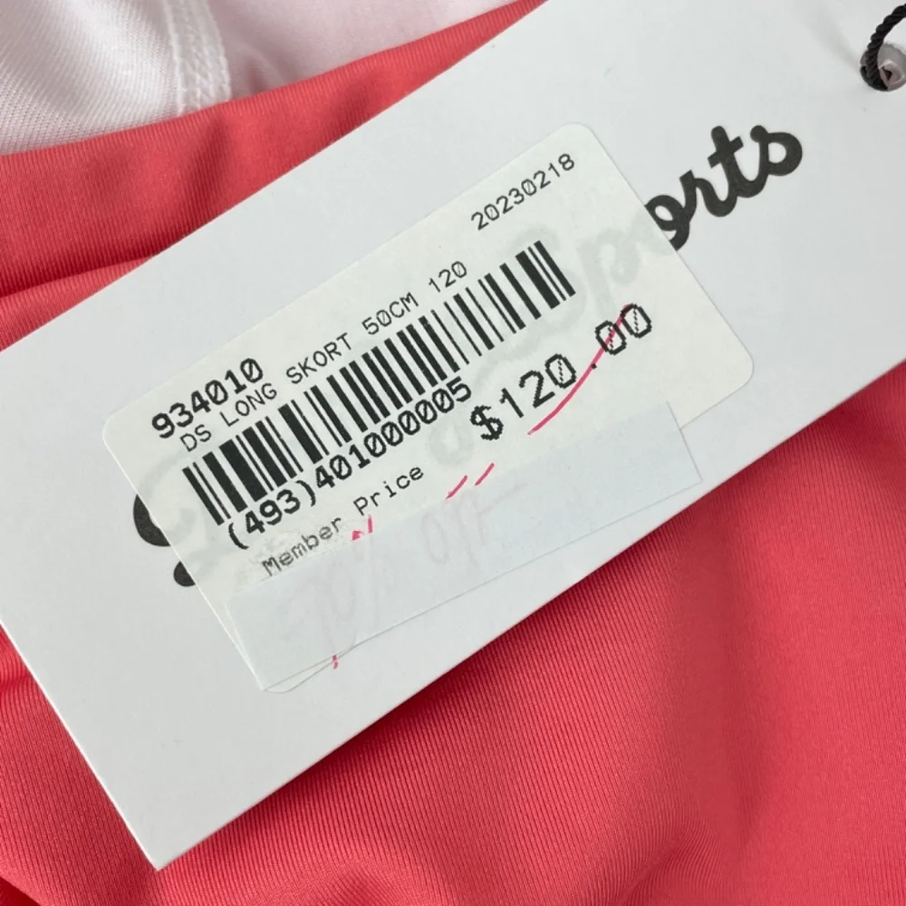 Daily Sports Coral Golf Skort Skirt 20